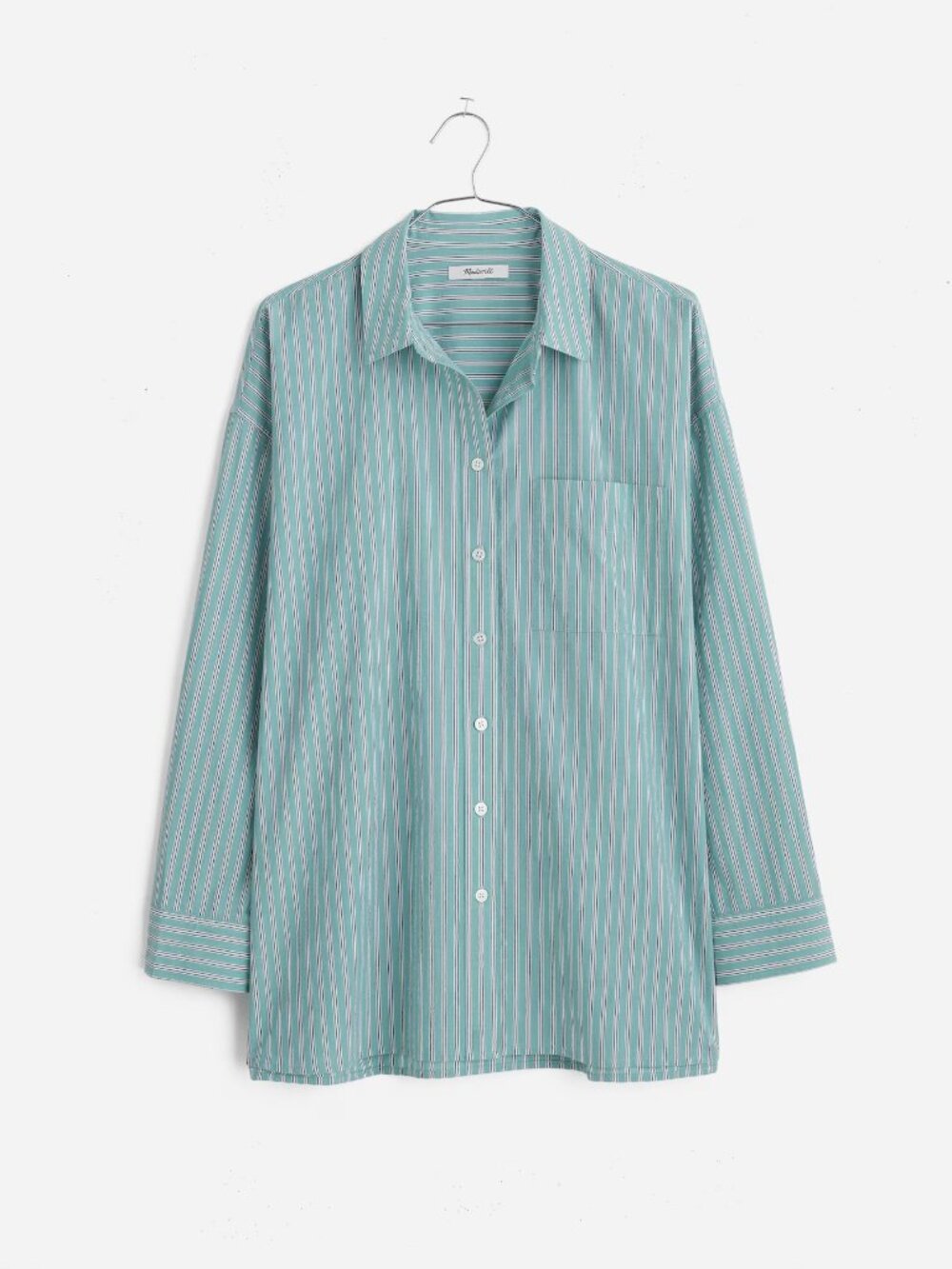 Madewell Signature Poplin Oversized Shirt